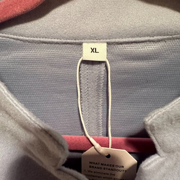 NWT Blue Sweater Jacket with Gold Buttons - Size Extra Large - Picture 4 of 4